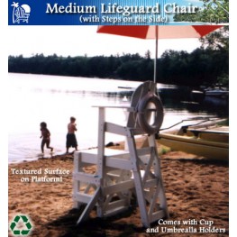 MLG520 Medium Lifeguard Chair with Side Step