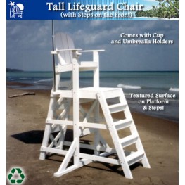 TLG535 Tall/Large Lifeguard Chair with Front Ladder